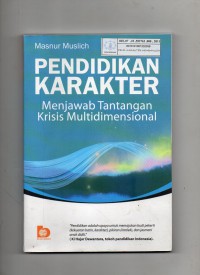 Image of Pendidikan Karakter: Menjawab Tantangan Krisis Multidimensional